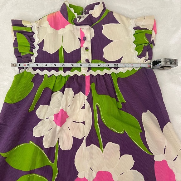 🎉HP🎉 Vintage 1960’s Malia Honolulu Daisy Dress - Picture 7 of 9